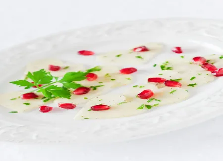 Carpaccio de radis noir