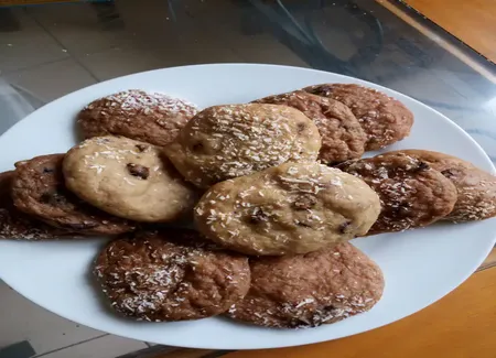 Cookies sans sucre, sans beurre à basse calories