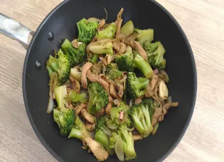 Poulet brocolis citronnelle