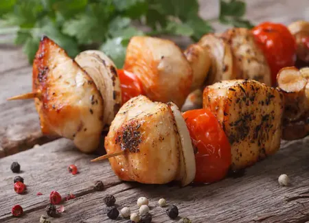 Brochettes de poulet