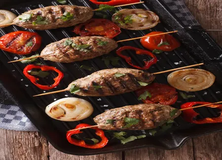 Brochettes de boeuf au cumin