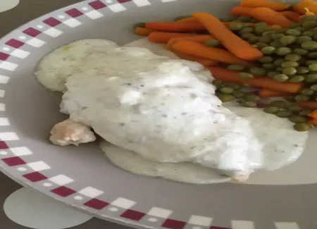 Escalopes de dinde sauce au roquefort