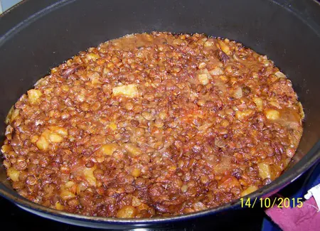 Lentilles façon espagnole