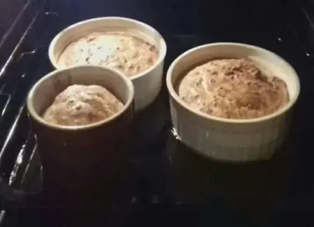 Petits soufflés au crabe