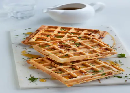 Gaufres au jambon