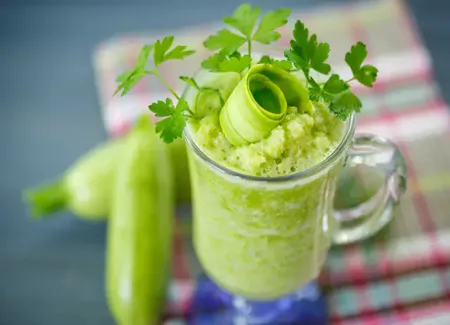 Crème de courgettes