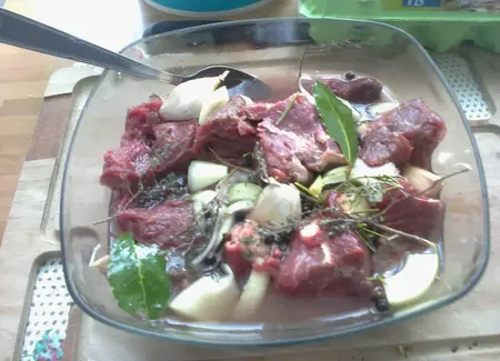 Daube de boeuf au vin blanc