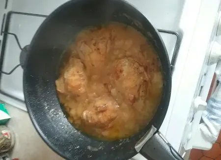 Cuisses de poulet au cidre