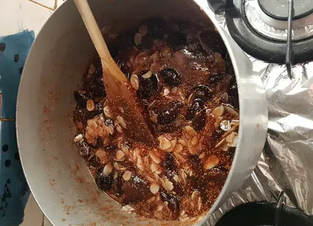 Confiture de figues aux amandes