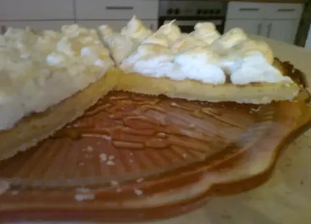 Tarte à la crème de citron meringuée