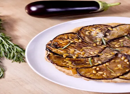 Tatin d'aubergines