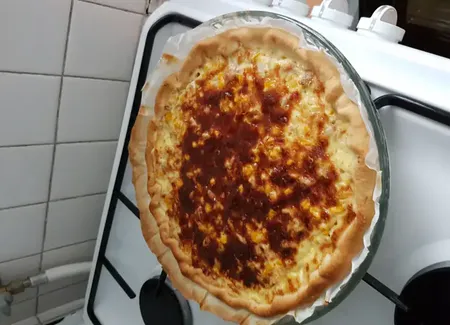 Tarte au thon et au maïs
