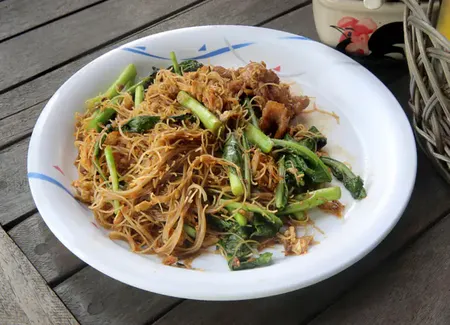 Vermicelles chinois aux légumes