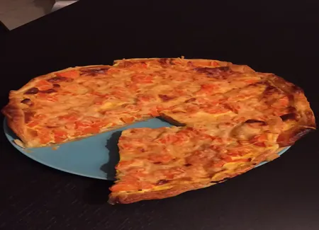 Tarte poulet carottes curry de solenn
