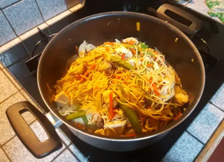 Nouille sautées au boeuf