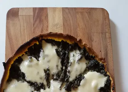 Tarte aux épinards et mozzarella