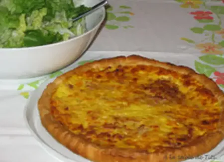 Quiche lorraine au lait cru