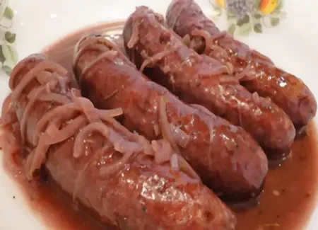 Diots au vin rouge