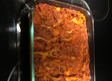 Lasagnes sans lactose et sans gluten des cantoches