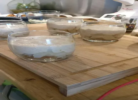 Tiramisu aux poires et au pain d'épices