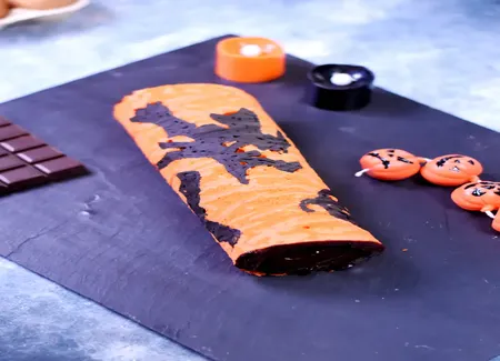 Gâteau roulé halloween