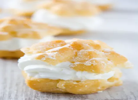 Choux à la crème vanille