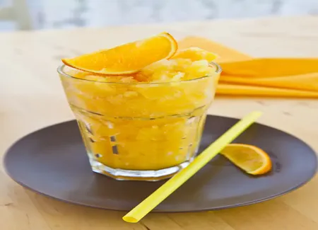 Granité a l orange et grand-marnier