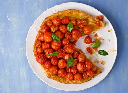Tatin de tomates cerises