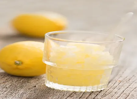 Granité rafraichissant au citron