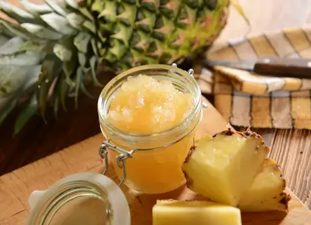 Confiture d'ananas à la vanille