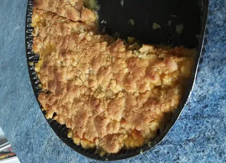 Crumble pomme ananas