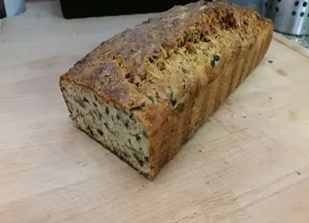 Cake olives champignons lardons facile