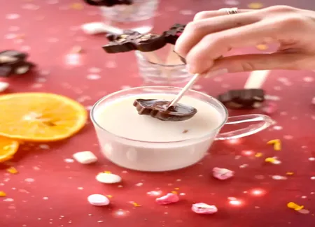 Sucettes à chocolat chaud