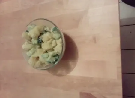 Salade de pommes de terre au concombre