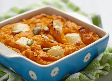 Gratin de pommes de terre et potiron