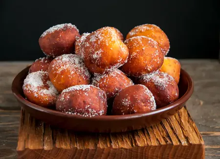 Beignets de potiron à la vanille