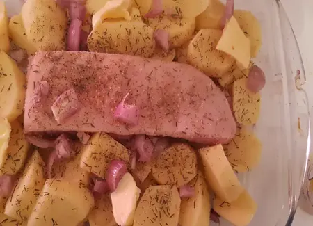 Pommes de terres rissolées à la poitrine