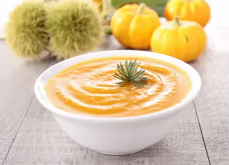 Velouté de potimarron et panais