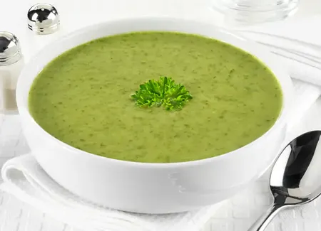 Velouté de cresson au chèvre