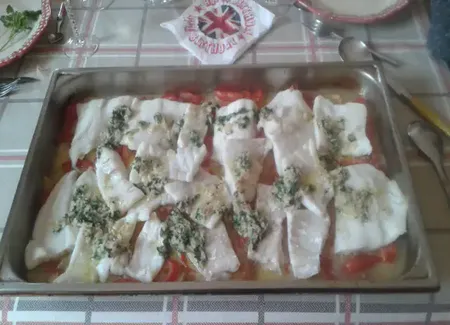 Merlan aux herbes