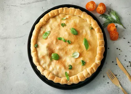 Tourte aux épinards et à la ricotta