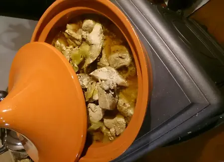 Tajine de veau aux oignons et au miel