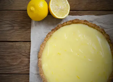 Tarte au lemon curd