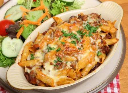 Gratin de pâte bolognaise express