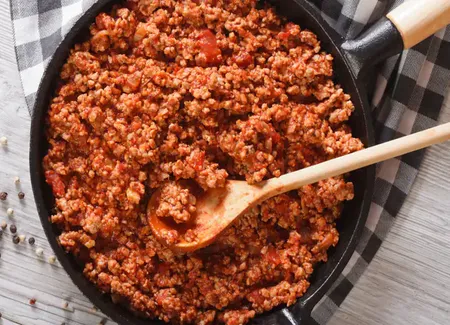 Bolognaise mijotée au vin rouge