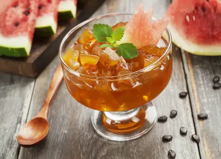 Confiture de pastèque à la vanille