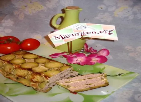 Terrine de jambon aux courgettes
