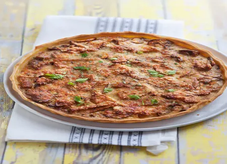 Quiche aux cèpes