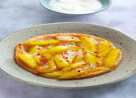 Tarte tatin aux mangues