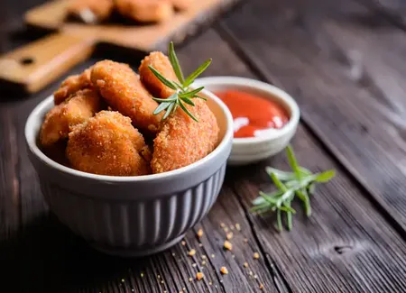 Nuggets de poulet et sa sauce piquante